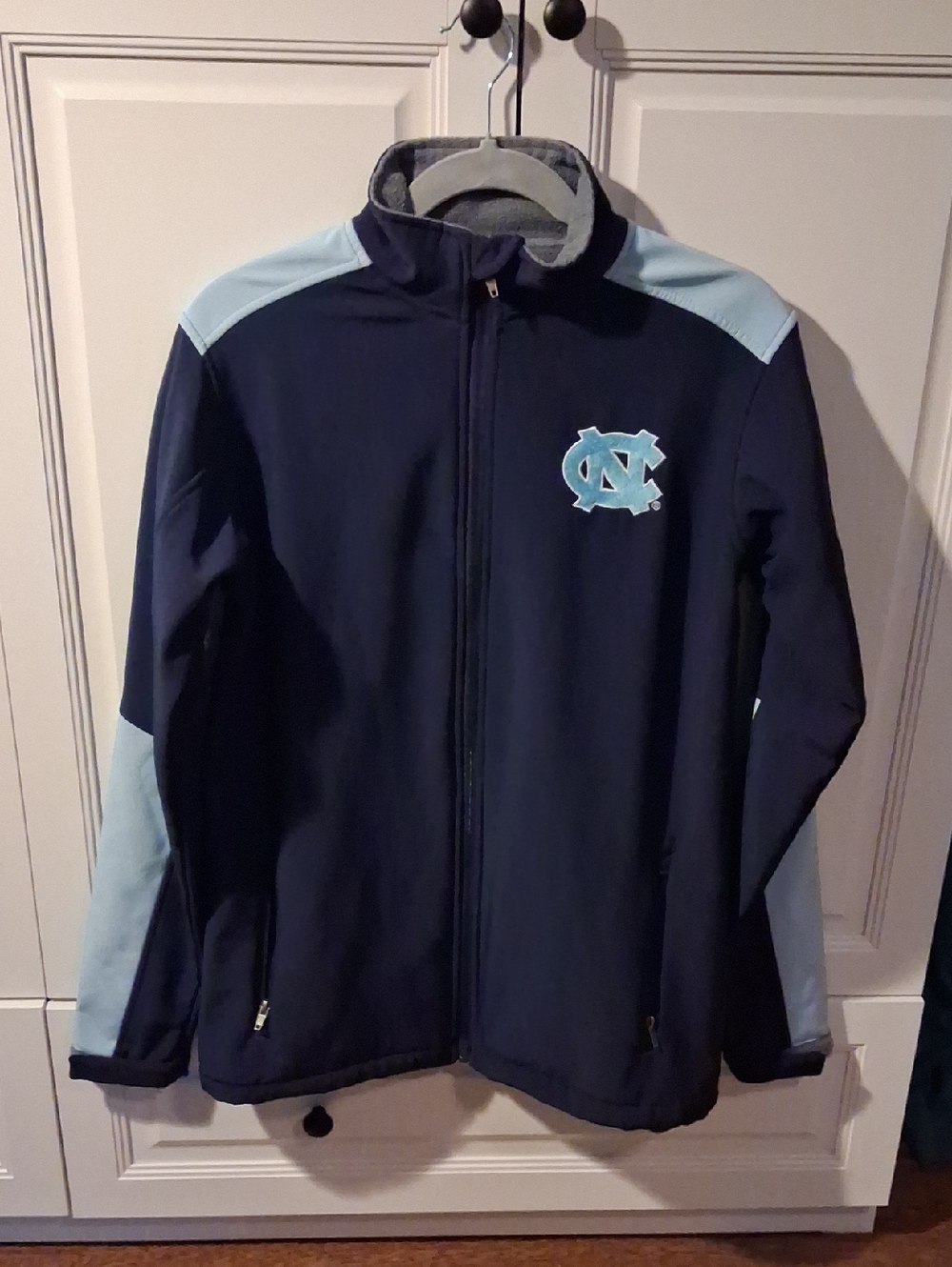 University of North Carolina Navy & Carolina Blue Full-Zip Jacket